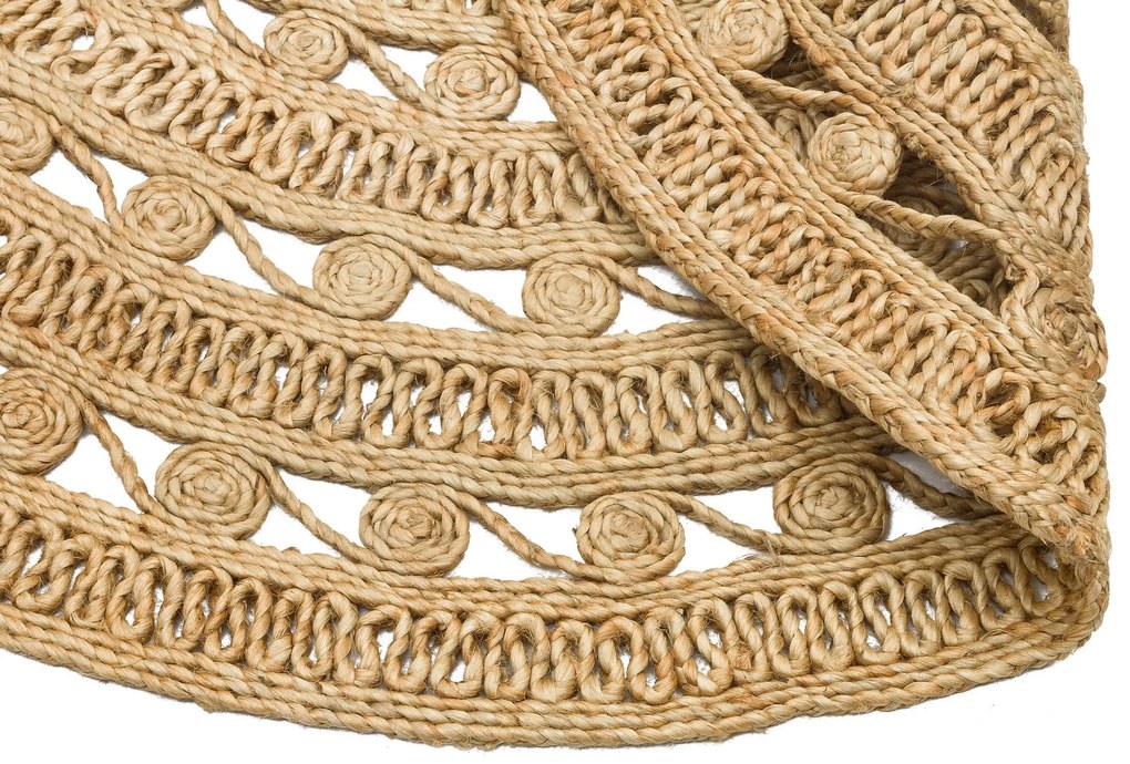 Vloerkleed Kearne rond jute | Conceptum Hypnosis
