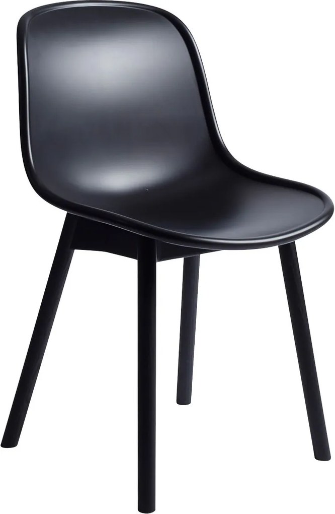 Hay Neu 13 Chair stoel met zwart onderstel,soft black kuip