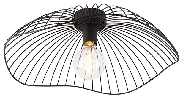 Design plafondlamp zwart 50 cm - Pua Design E27 rond Binnenverlichting Lamp