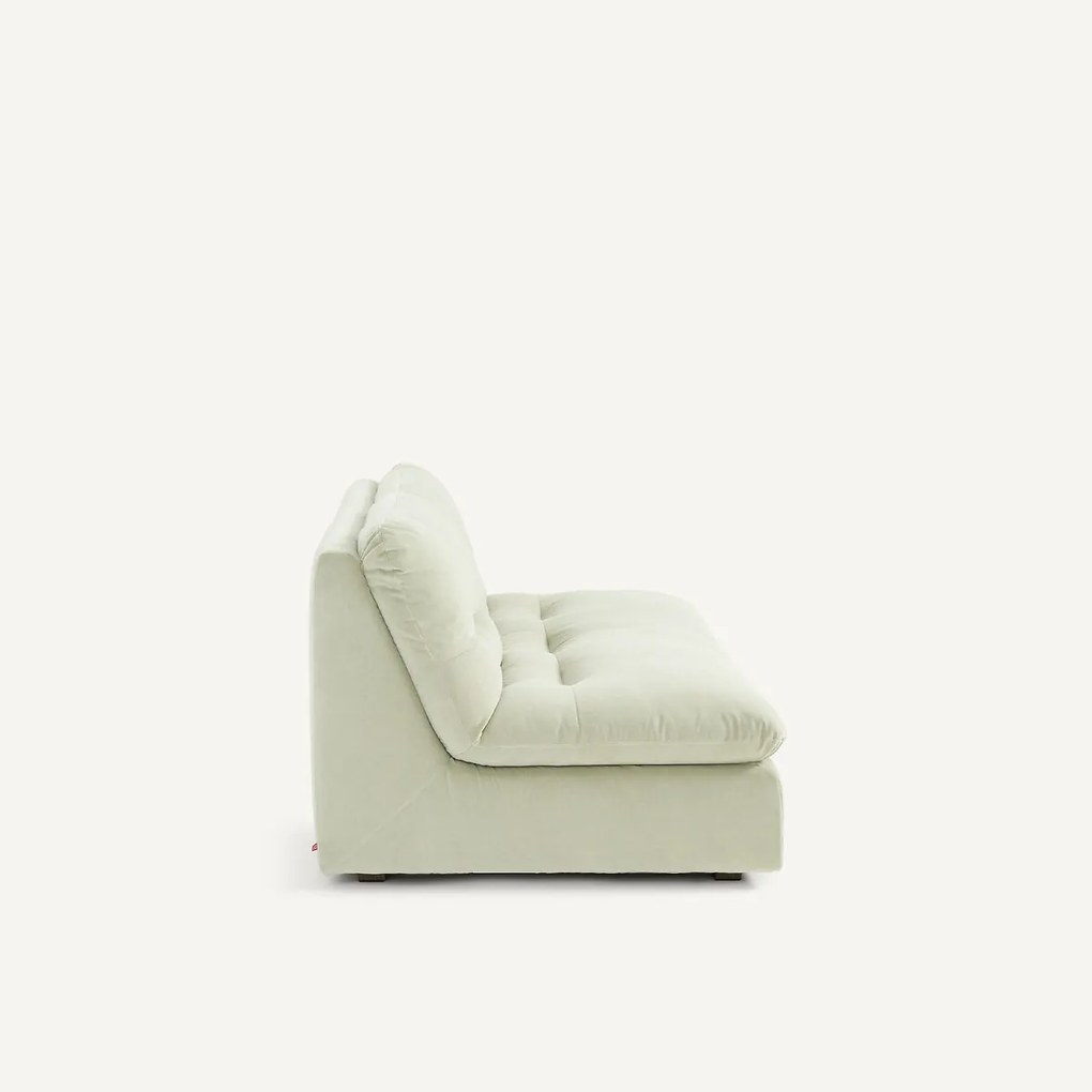 3-zits modulaire bank in stonewashed fluweel, GIULIANO