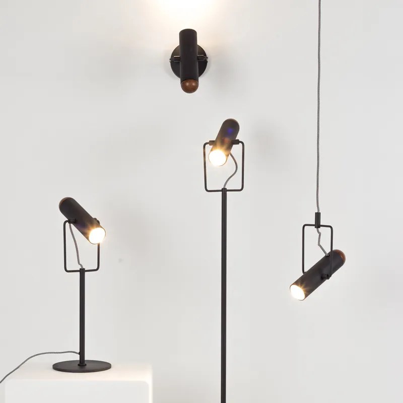 Zuiver Marlon Slanke Vloerlamp Zwart