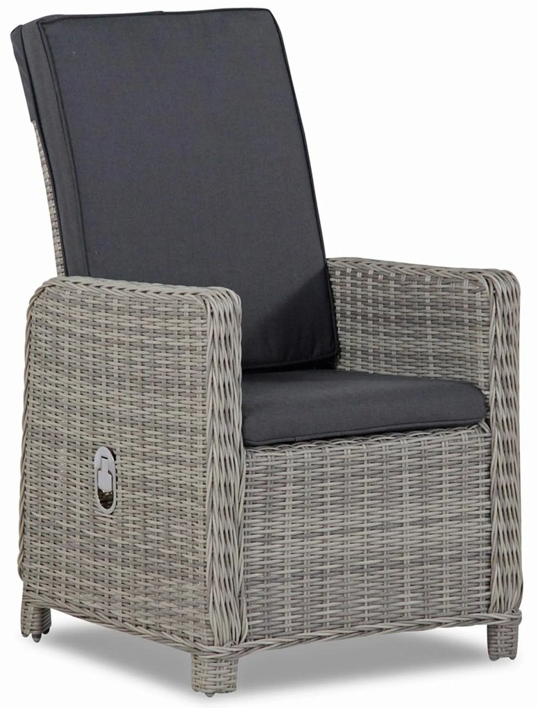 Garden Collections Bello/Brighton Dining Set Wicker Grijs 5-delig