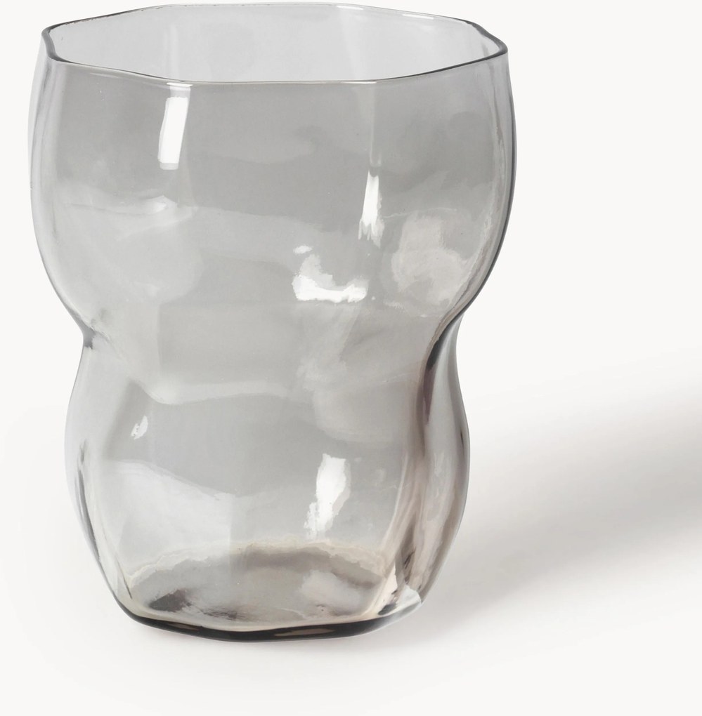 Mondgeblazen waterglazen Limfjord, 4 stuks