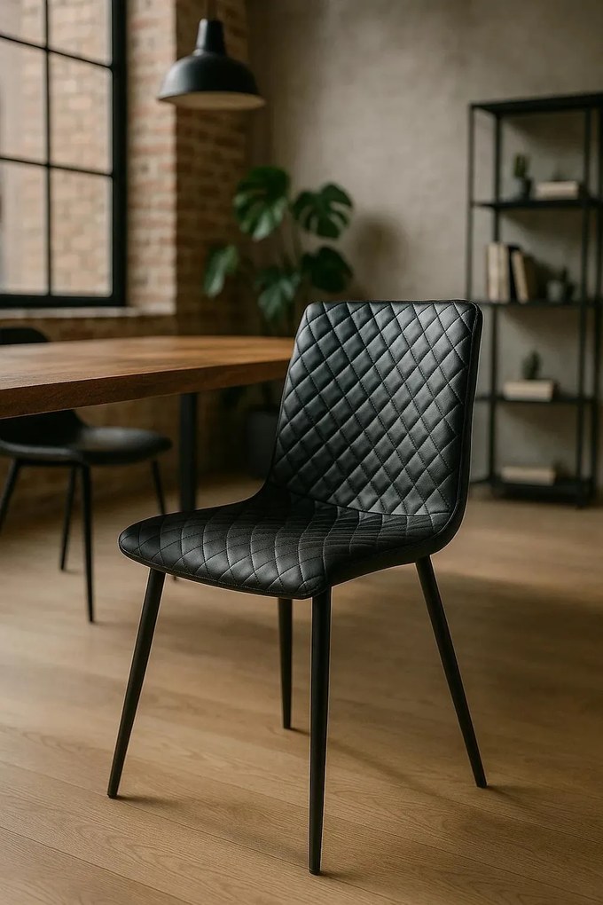 Rom Leatherette Stoel