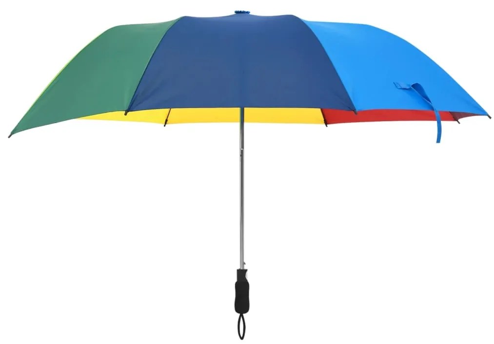vidaXL Paraplu automatisch inklapbaar 124 cm meerkleurig