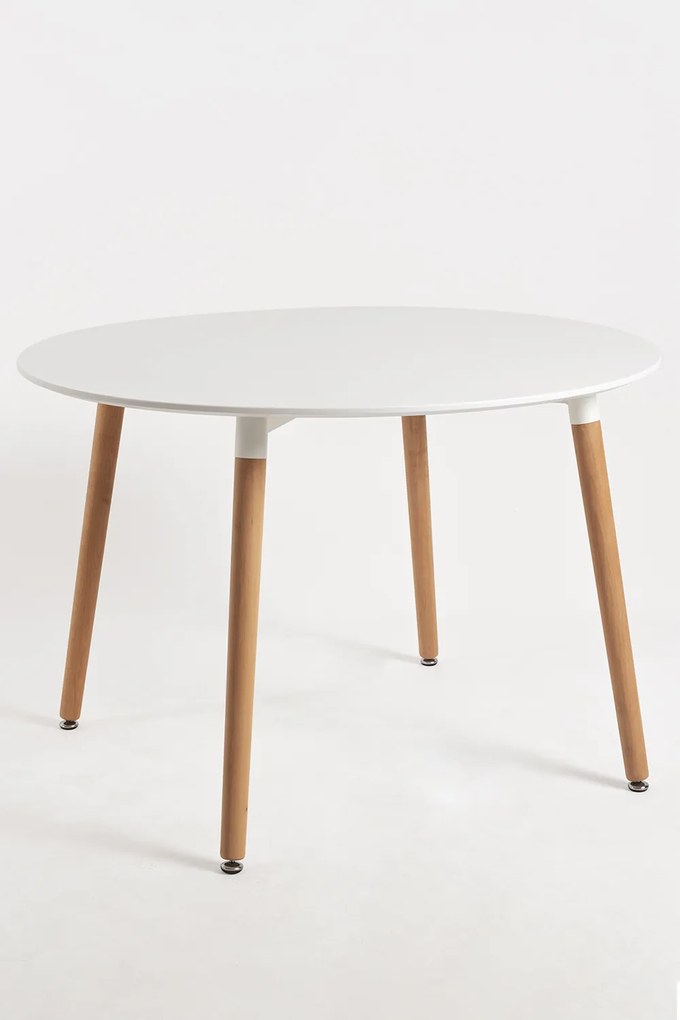Tower Tafel Rond 100 cm Wit