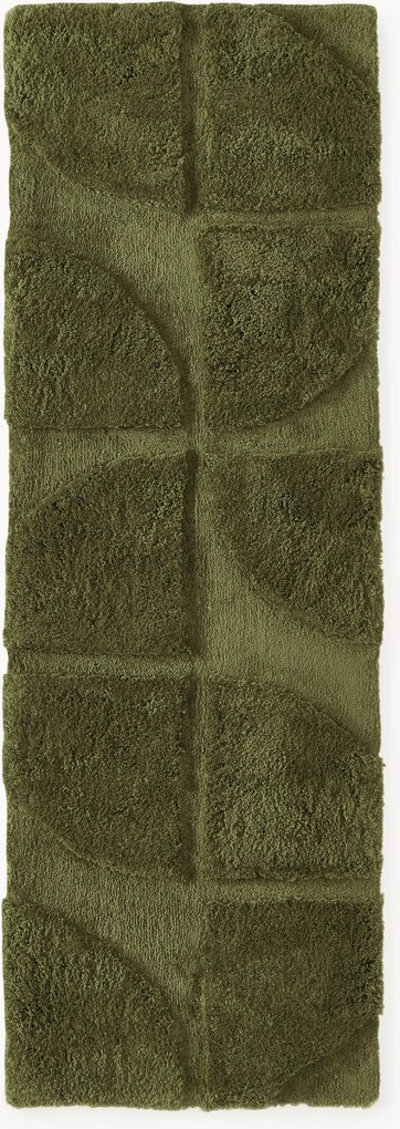 Pluizige hoog-laag loper Jade