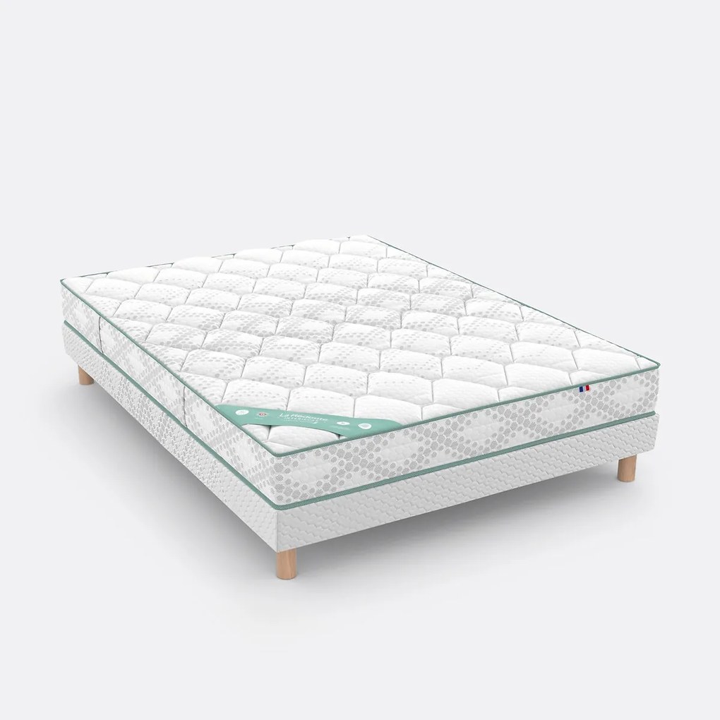 Matras in latex, gevoelige rug, heel stevig, 19 cm, 3 zones