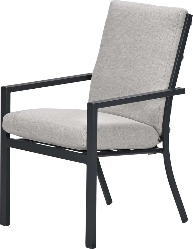 Garden Impressions Senja tuinset 5-delig sandstone - Tulli tuintafel 180x115 cm - light teak vironwood