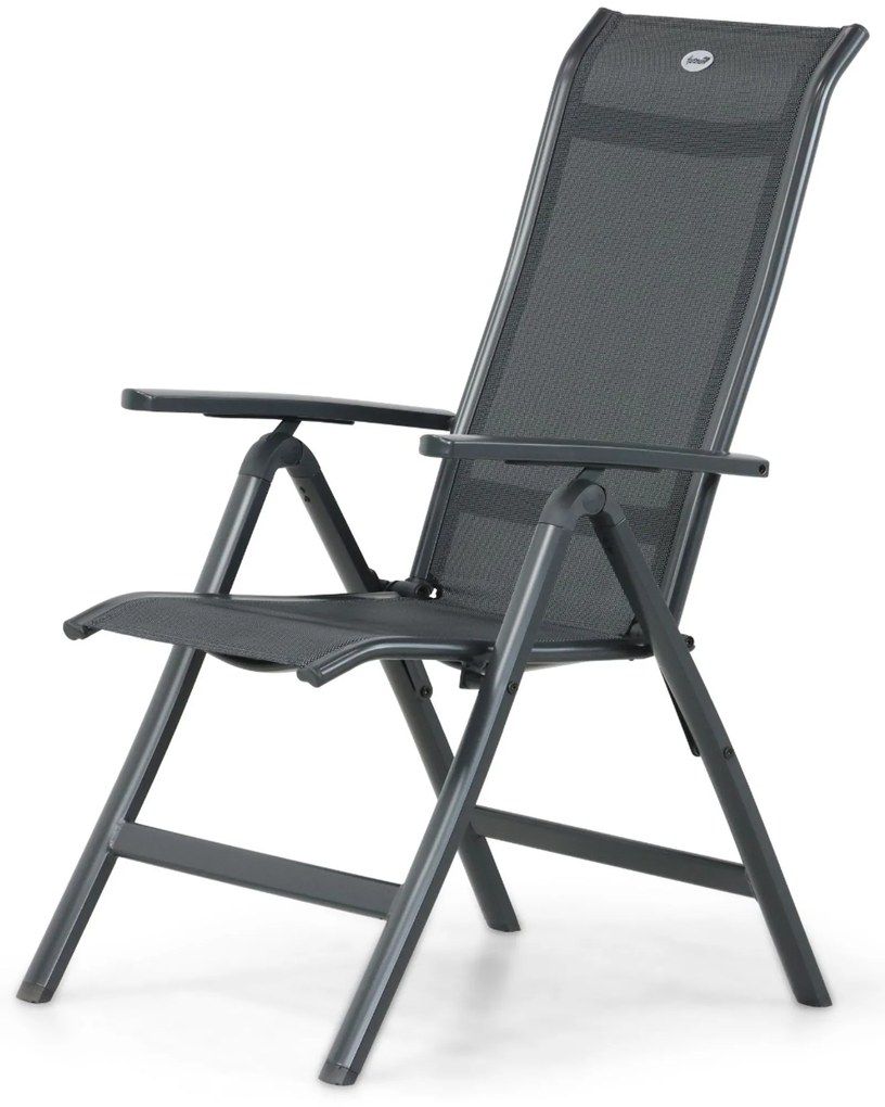 Tuinset 6 personen 210 cm Aluminium/textileen Grijs Hartman Alice/Venustas