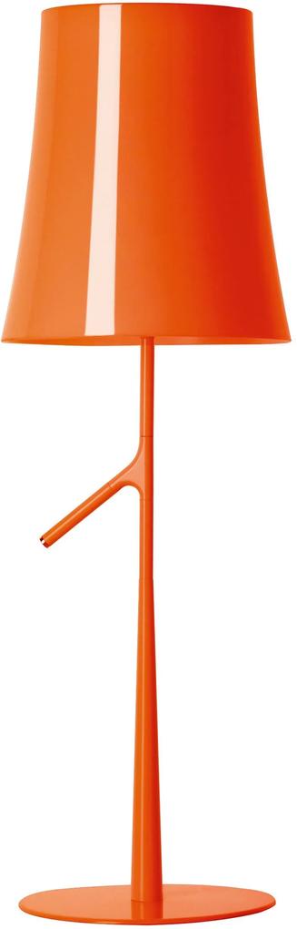 Foscarini Birdie tafellamp met aan-/uitschakelaar oranje