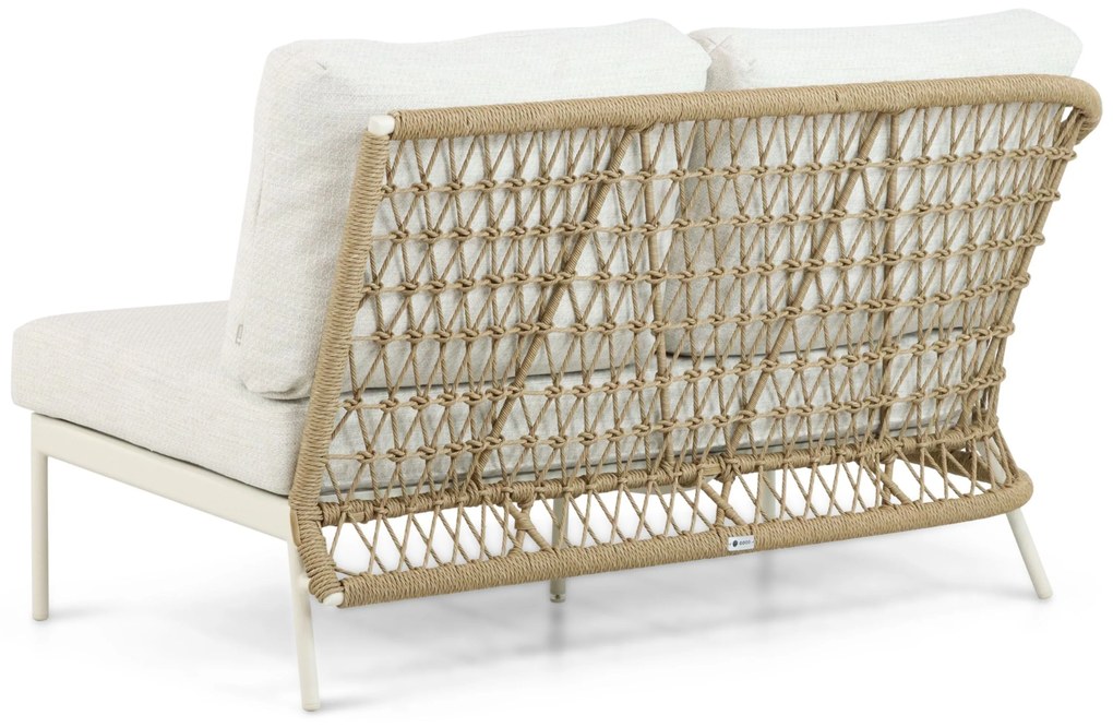 Hoek loungeset 6 personen Aluminium/Wicker Taupe Coco Bali
