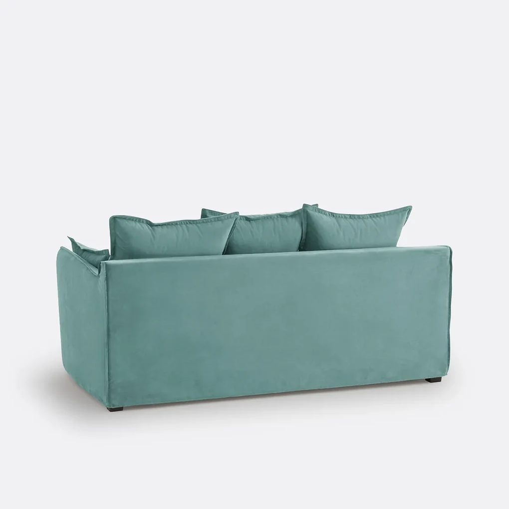 Slaapbank H14 cm, fluweel, Odna