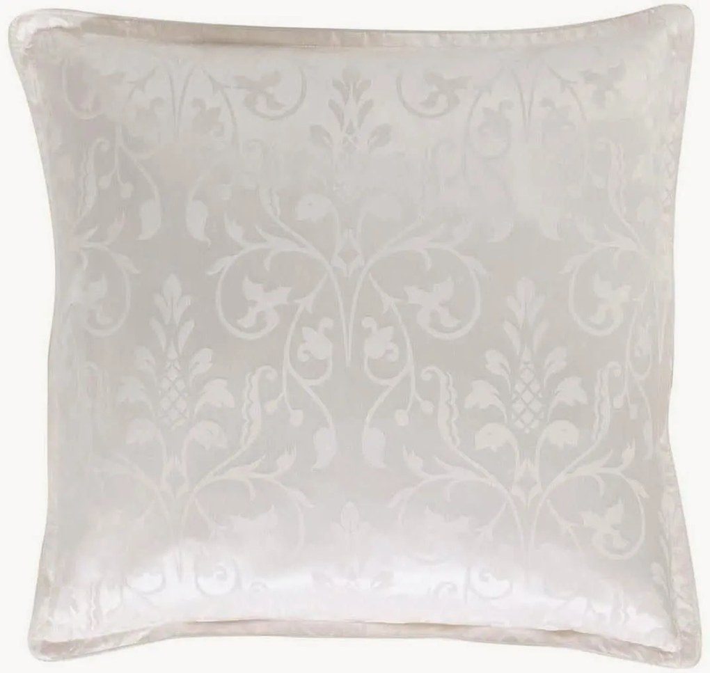 Jacquard kussensloop Fleur van 6A premium moerbeizijde, 19 momme