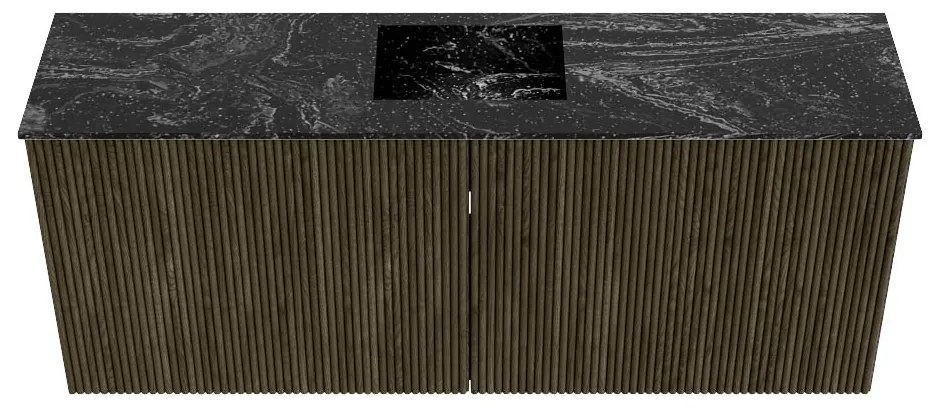 Mondiaz Joya DLux 100cm toiletmeubel shadow met wastafel faye midden zonder kraangat lava