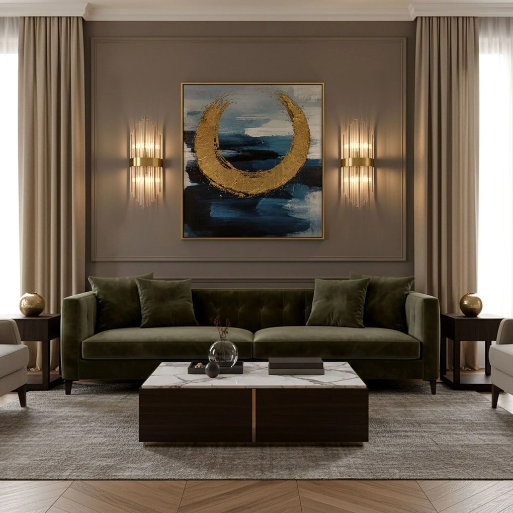 Wandlamp APP1761-1W Brush Gold