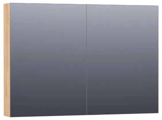 Saniclass Plain Spiegelkast 99x70x15cm Nomad SK-PL100NM
