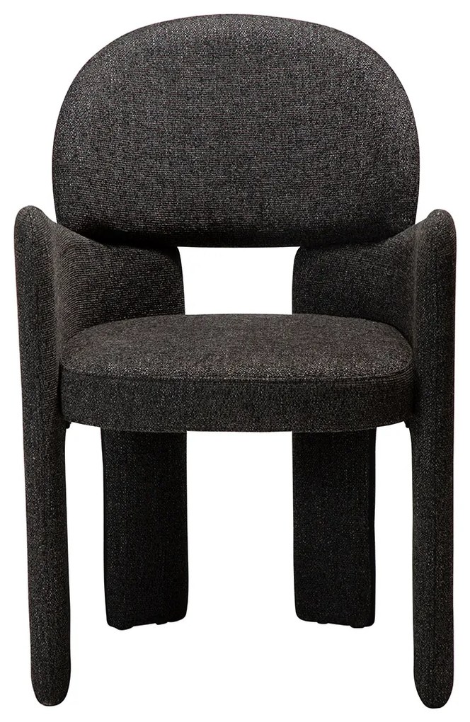 Dan-Form Aole Eetkamerstoel Boucle Raven Zwart
