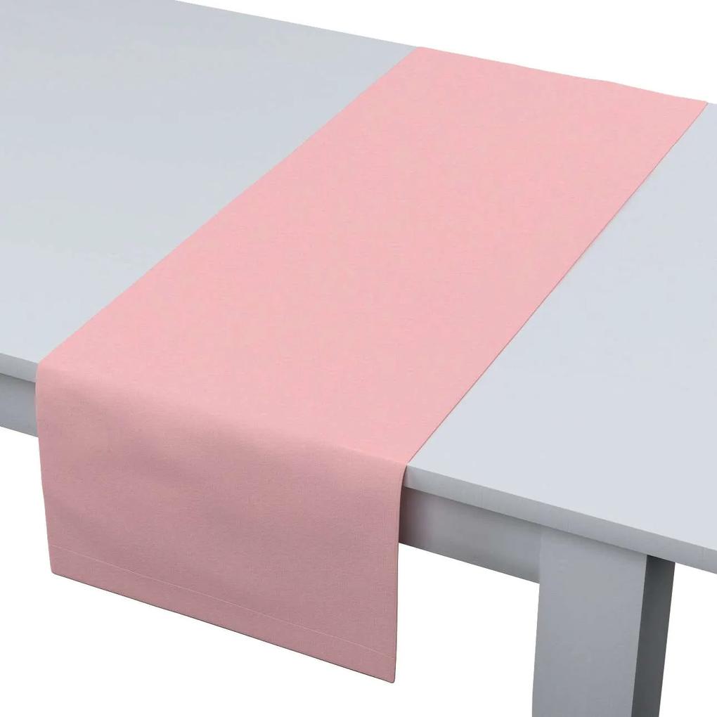 Dekoria Rechthoekige tafelloper collectie Loneta roze 40 × 130 cm