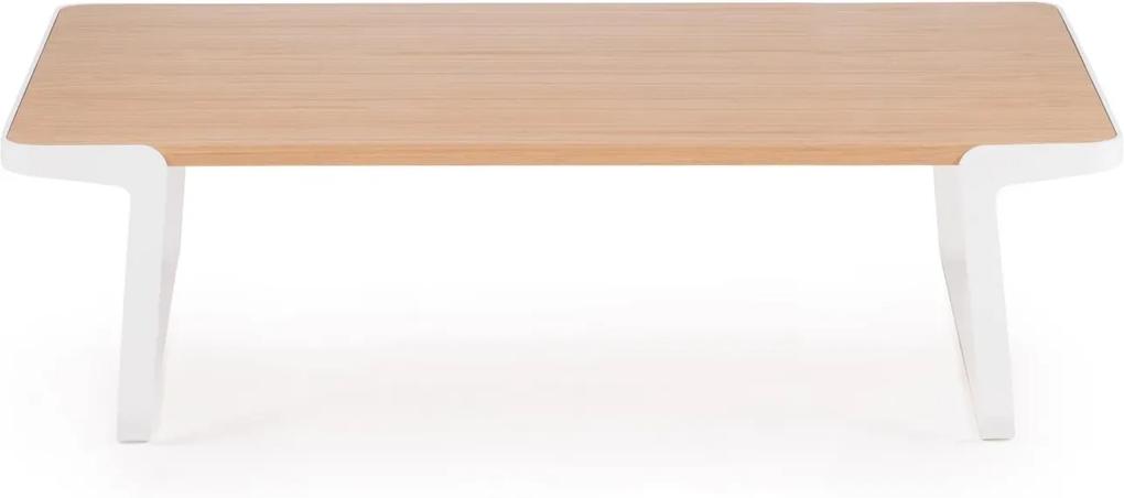 Profoli Platta - Salontafel - 121 x 61 cm - Hout en metaal- Tafel - Scandinavisch - Design - Minimalistisch - Metalen - Retro -Europese kwaliteit