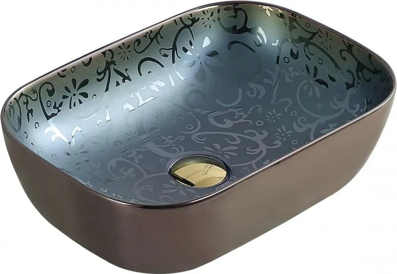 Mexen Rita aanrecht wastafel 45 x 32 cm, groen - 21084556