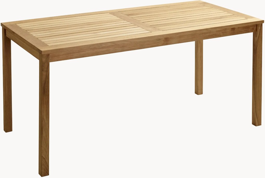 Tuintafel Rosenborg van teakhout, 165 x 80 cm
