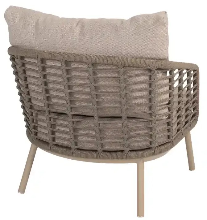 Taste by 4 Seasons Puglia loungestoel latte Loungestoel   taupe weerbestendig