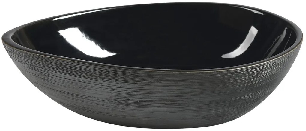 Sapho Priori keramische waskom 51cm zwart