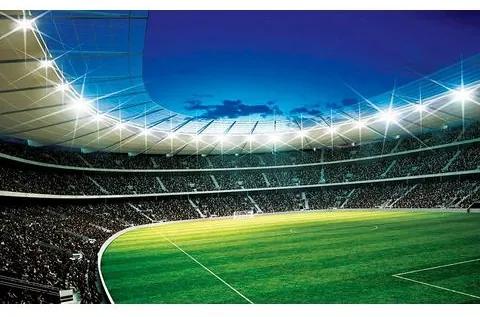 HOME AFFAIRE fotobehang »Voetbalstadion«, 254x184 cm