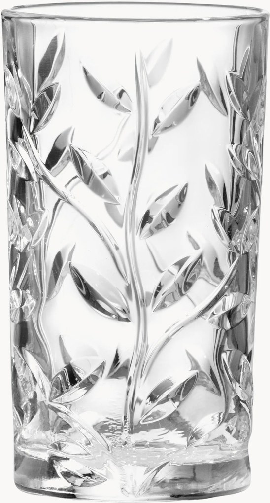Kristallen longdrinkglazen Laurus, 6-delig