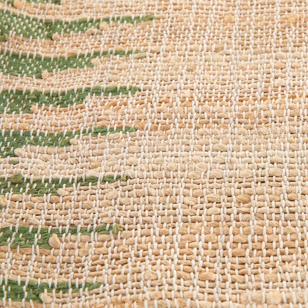 Vloerkleed in jute met rand, Gibela