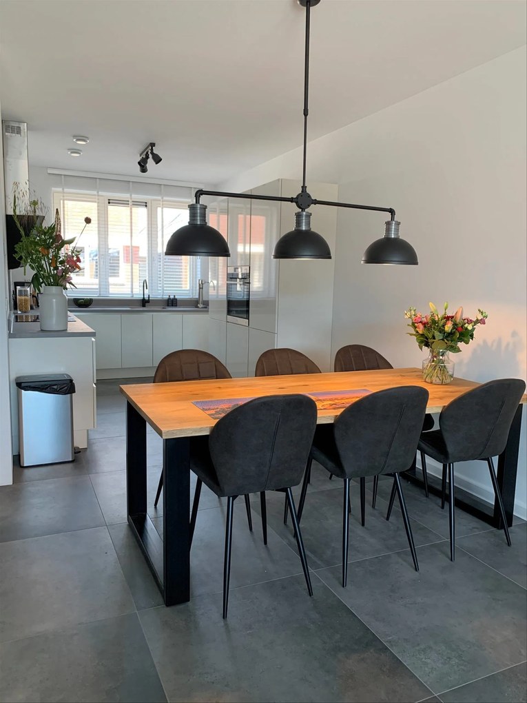 Vloertegel 60x60 Cm Betonlook Antraciet DC90