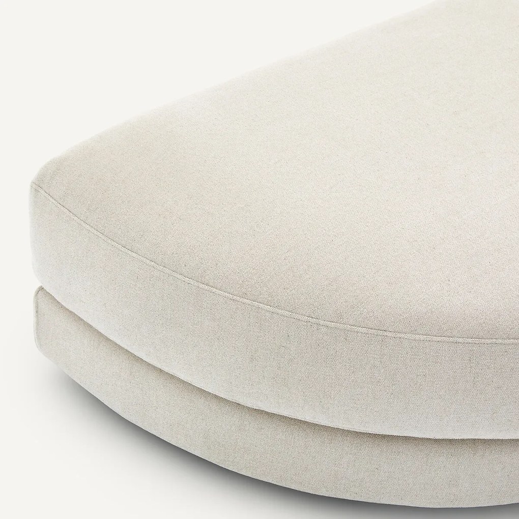 Modulaire voetensteun in gemêleerd canvas, TIBERIO