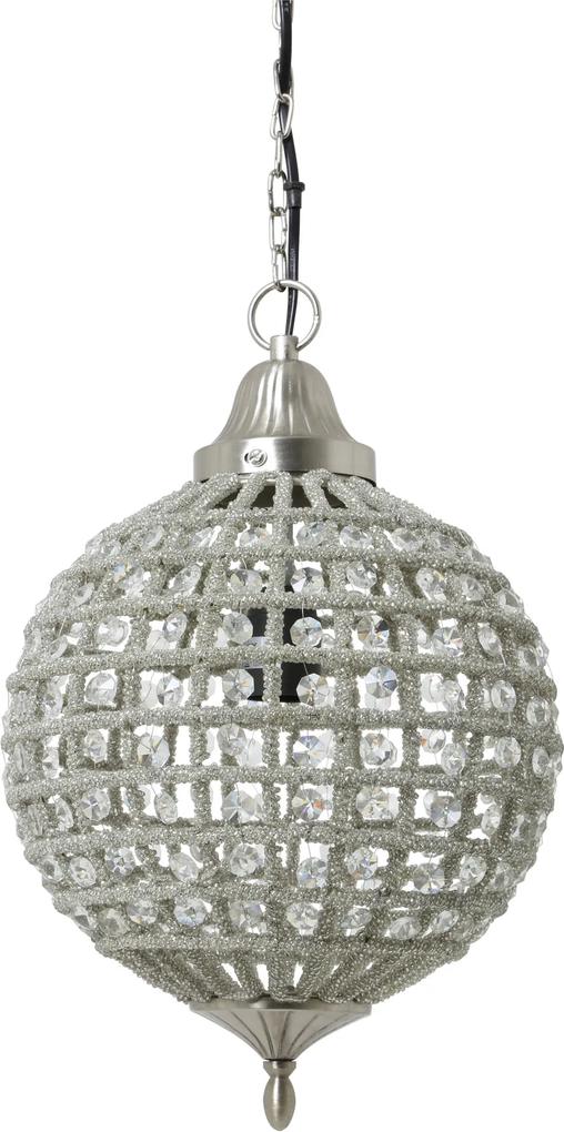 Hanglamp CHEYENNE - Nikkel-Kristal - XL