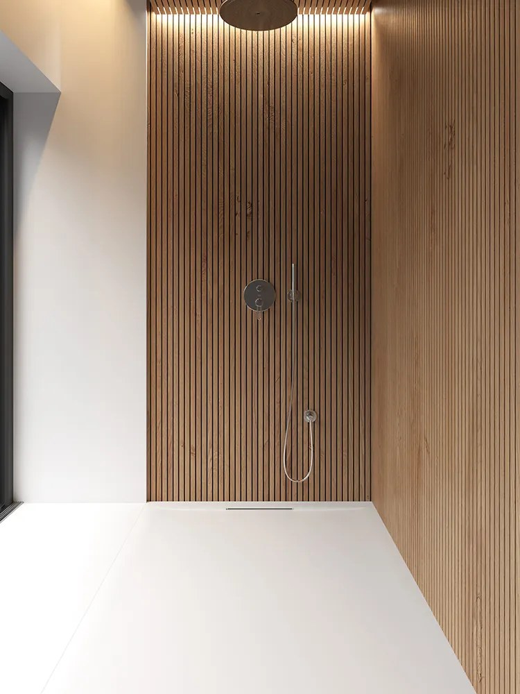 Riho Isola douchevloer 140x80cm wit mat