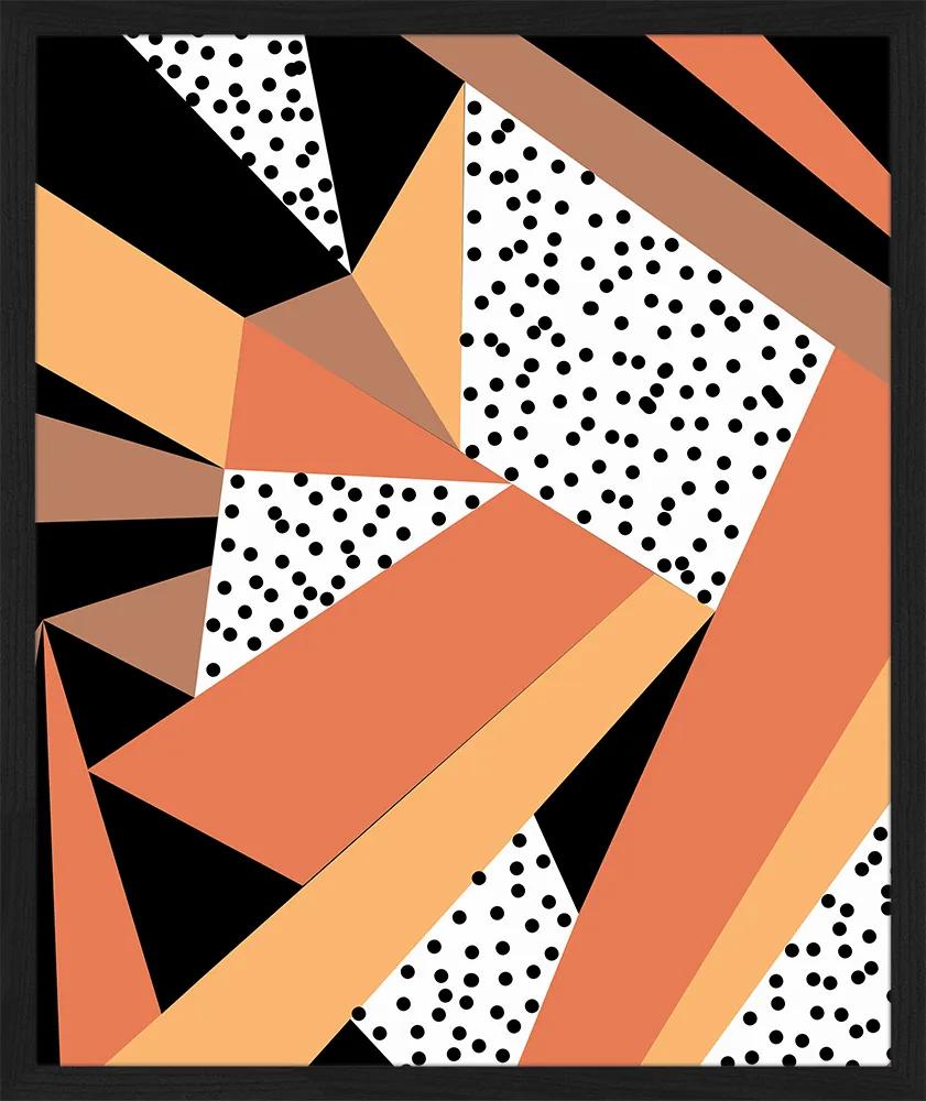 Any Image | Ingelijste print Geometric ornament small: breedte 30 cm x hoogte 40 cm x dikte 2.5 cm multicolour posters & | NADUVI outlet