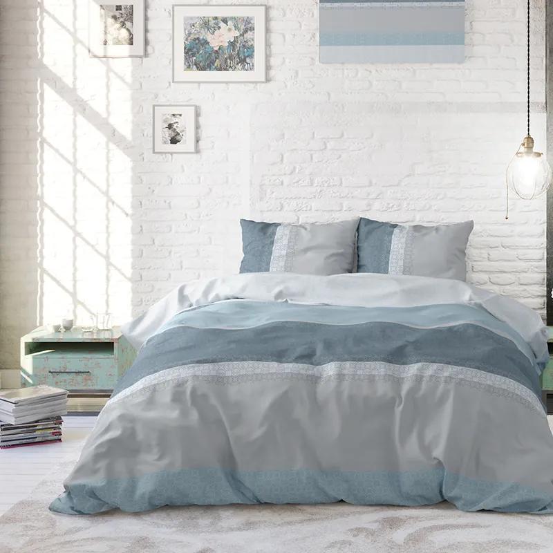 Sleeptime Elegance Tony - Blauw Lits-jumeaux (240 x 220 cm + 2 kussenslopen) Dekbedovertrek