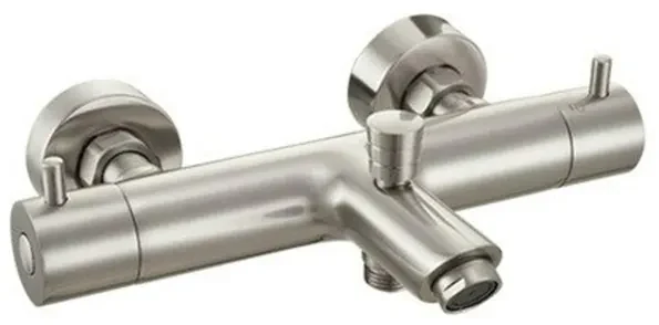 GO by Van Marcke badkraan - 26.3cm - opbouw - thermostatisch - messing RVS geborsteld YH2912LN