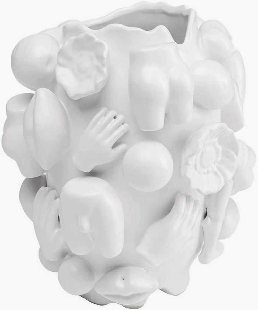 Handgemaakte vaas Body Parts, H 25 cm