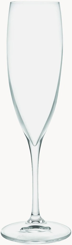 Kristallen champagneflûtes Invino, 6-delig