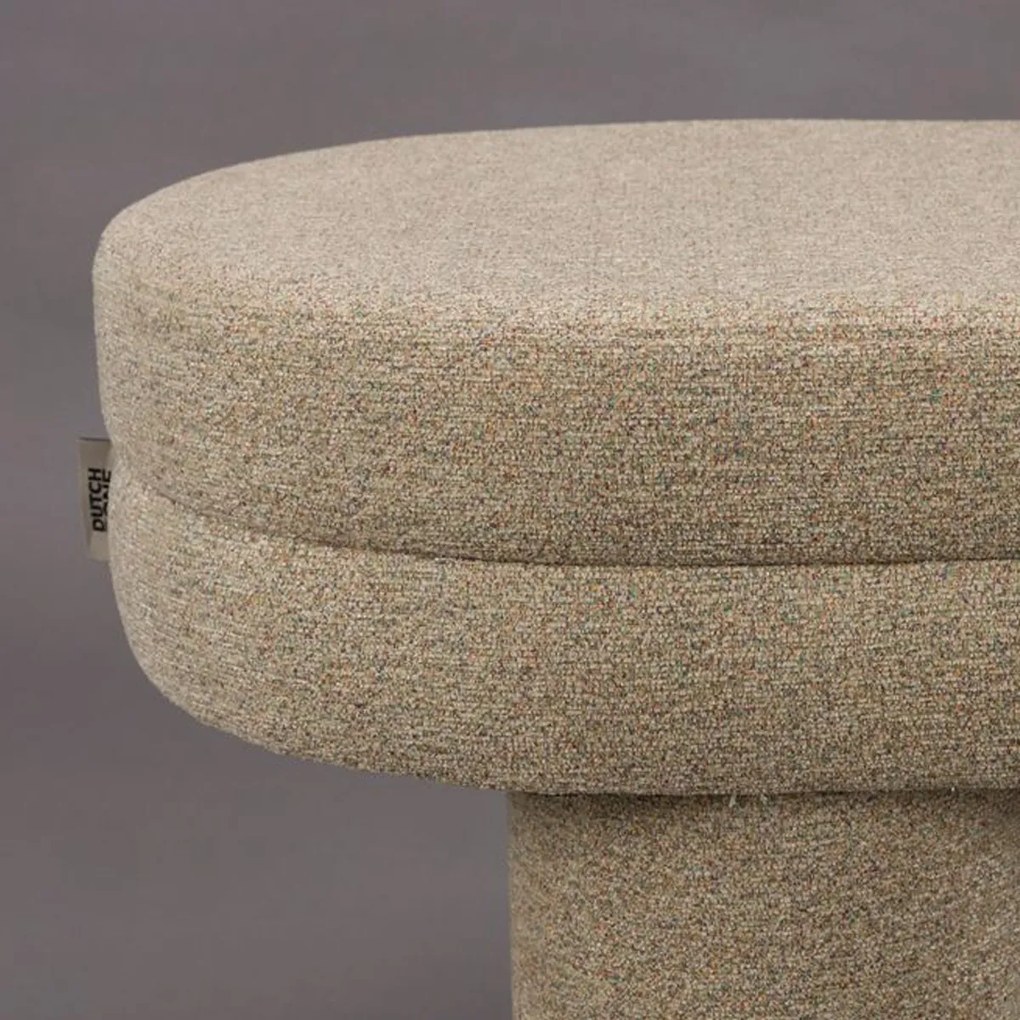 Dutchbone Fern Bankje Beige Boucle Stof