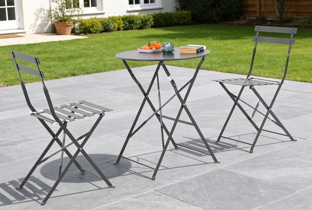 Corsica Garden Point antraciet terrasmeubelset