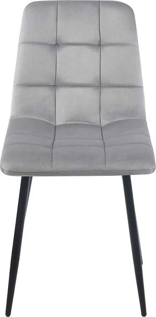 Set 4 Stuhl Fluwelen Stoelen