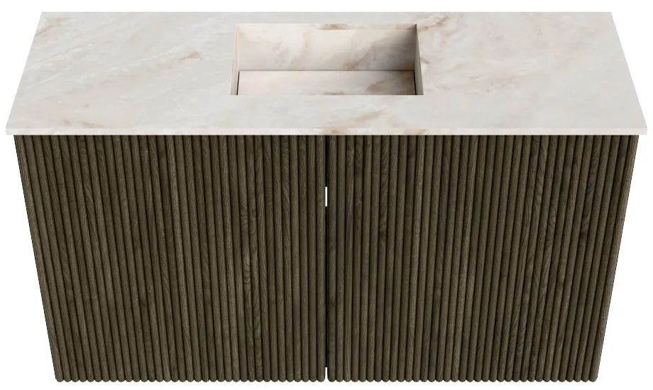 Mondiaz Joya DLux 70cm toiletmeubel shadow met wastafel faye midden 1 kraangat frappe