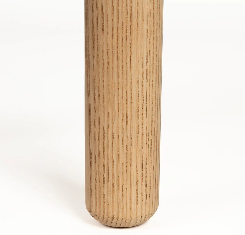 Zuiver Storm Ronde Bijzettafel Eiken - 35 X 35cm.