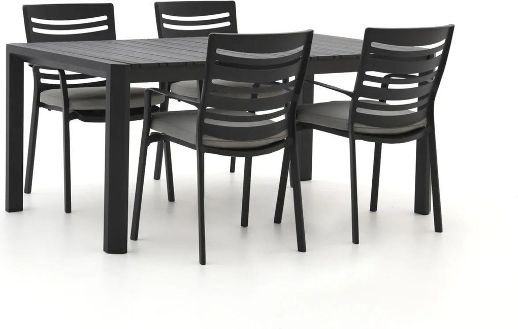Diningset Hartman | 4 personen | Tuinset aluminium | 5-delig | Kees Smit Tuinmeubelen