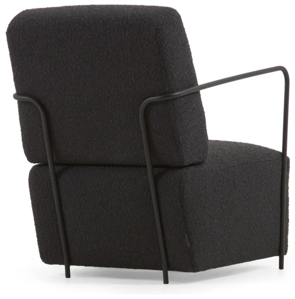 Kave Home Gamer Fauteuil Boucle Zwart