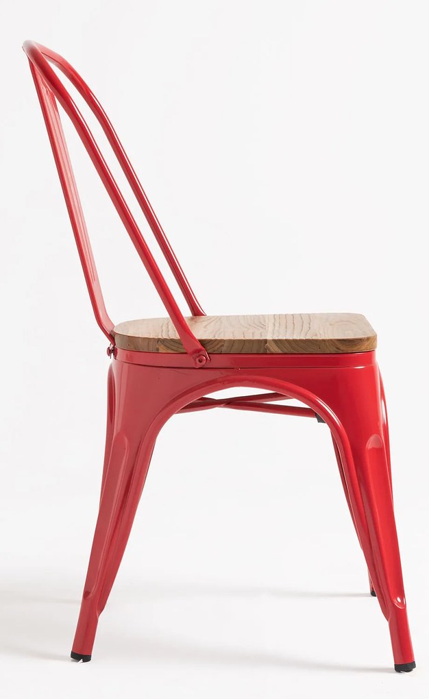 Pakket 4 Stoelen Torix Natuurlijk Hout