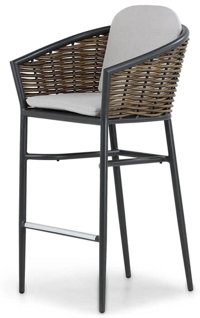 Barset 2 personen 70 cm Aluminium/wicker Grijs Coco Coco Palm