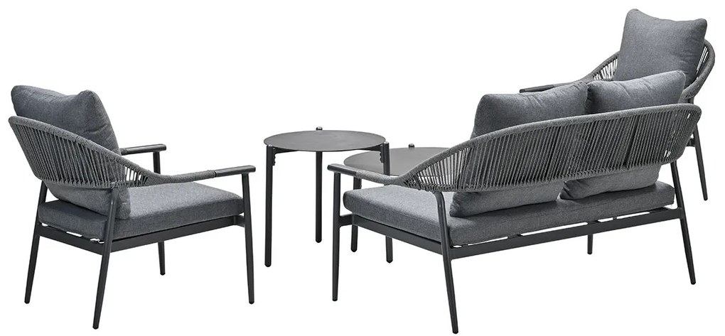 Garden Impressions Charly loungeset 5-delig - grijs